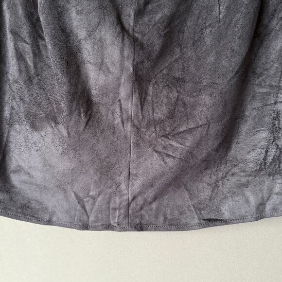 Express sz 4 black faux‎ suede skirt NWT - Picture 9 of 9